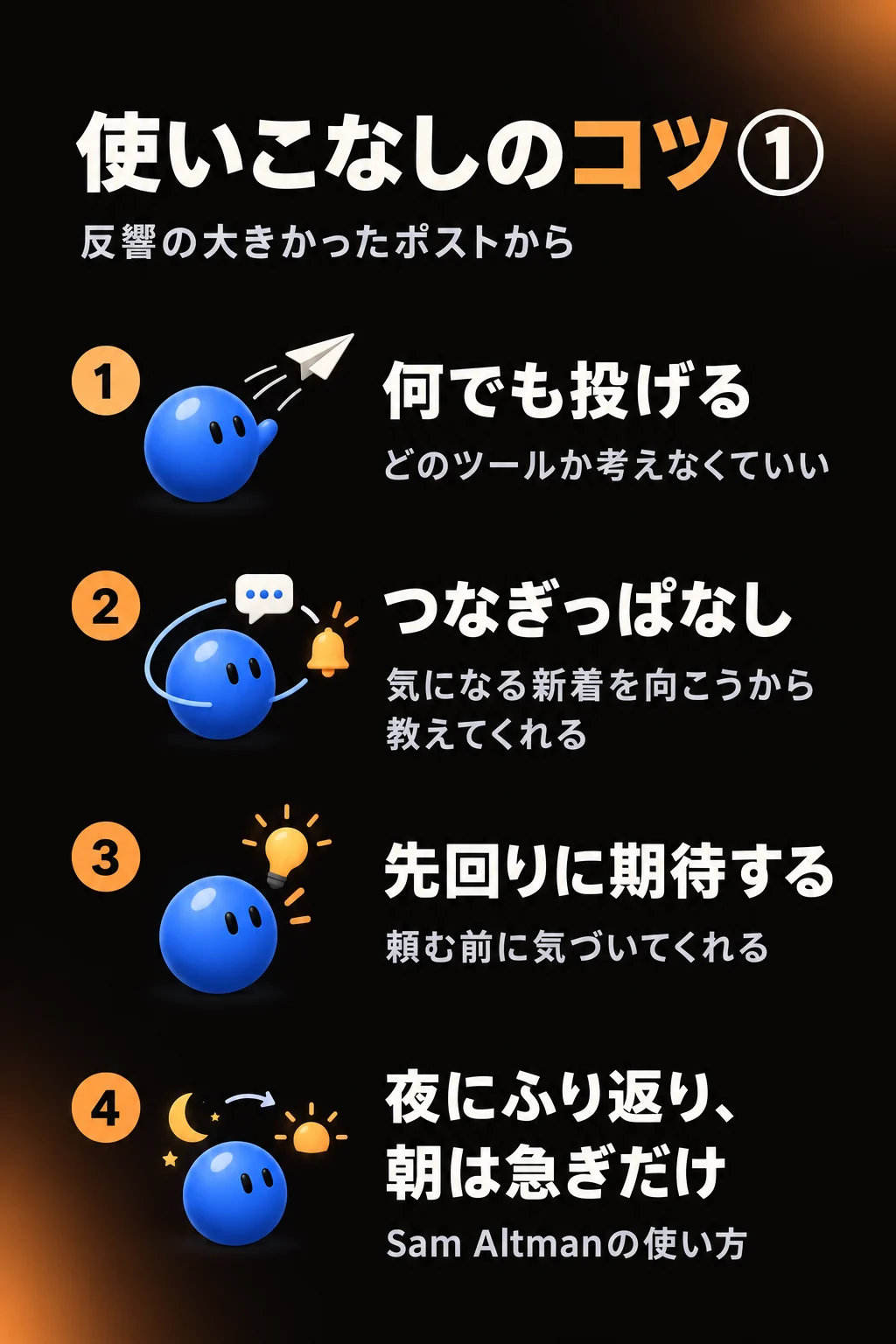 使いこなしのコツ①